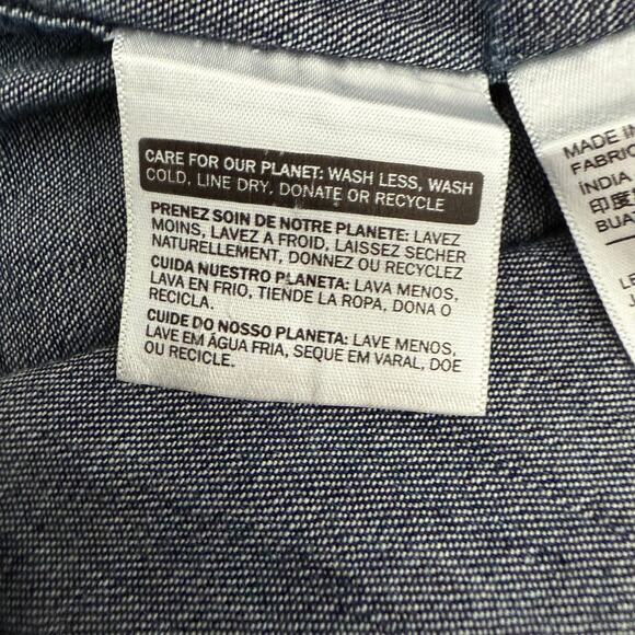 Levi’s Chambray Two-Tone Denim Shirt Men’s XXL Western Casual - Picture 5 of 8